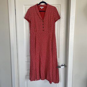 Adele Ditsy Floral Dress